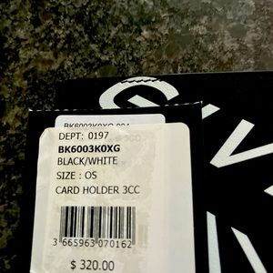 Brand new Givenchy card holder 3CC